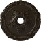 Ekena Millwork Attica with Rose Ceiling Medallion (Canopies up to 4 1/2"), 26"OD x 3 3/4"ID x 1 1/2"P, Stone Hearth CM26ATSHF - alternate 1